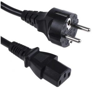 Power Cord - IEC C13 to Euro CEE7/7 (EU) (HW0334)